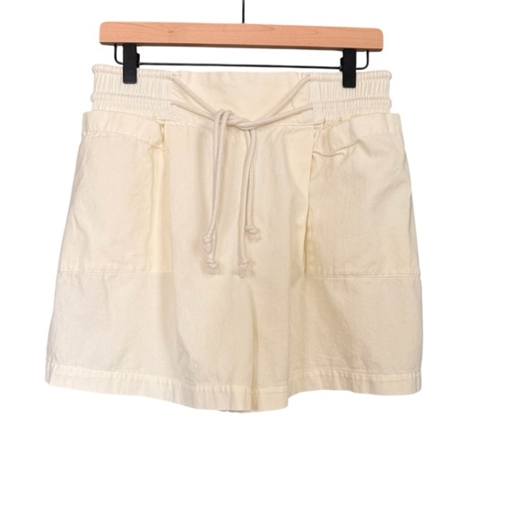 Free People Pants - NWOT Free People Cream Drawstring Shorts